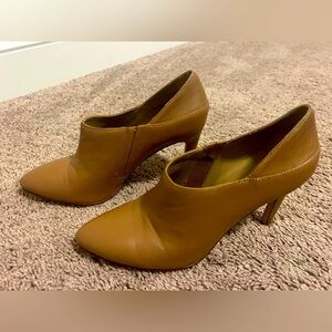 Ann Taylor leather ankle booties